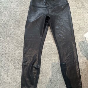 Lululemon Athletica Black Glossy Leggings